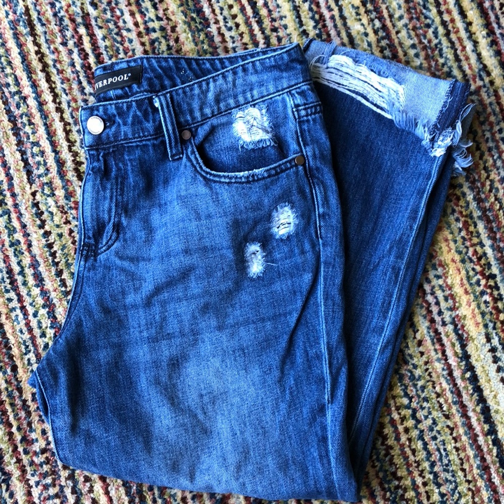 Liverpool cropped boyfriend jeans